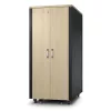 APC NetShelter Soundproof, 32U, Servera skapja korpuss, 230V, Kļava