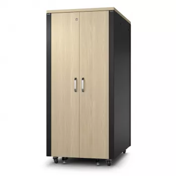 APC NetShelter Soundproof, 32U, Servera skapja korpuss, 230V, Kļava