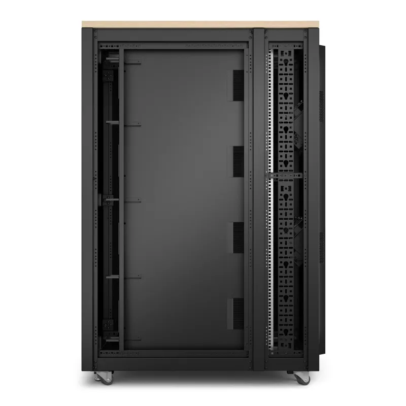 APC NetShelter Soundproof, 32U, Servera skapja korpuss, 230V, Kļava