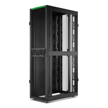 APC NetShelter SX Servera plaukts 2. paaudze, 45U, 2124A x 600P x 1070D mm, ar sāniem, melns