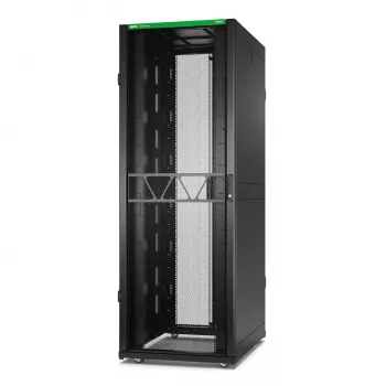 APC NetShelter SX Serveru plaukts Gen 2, 45U, 2124H x 750W x 1070D mm, ar sāniem, melns