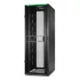 APC NetShelter SX Serveru plaukts Gen 2, 45U, 2124H x 750W x 1070D mm, ar sāniem, melns