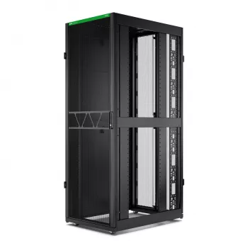 APC NetShelter SX Serveru plaukts Gen 2, 45U, 2124H x 750W x 1070D mm, ar sāniem, melns