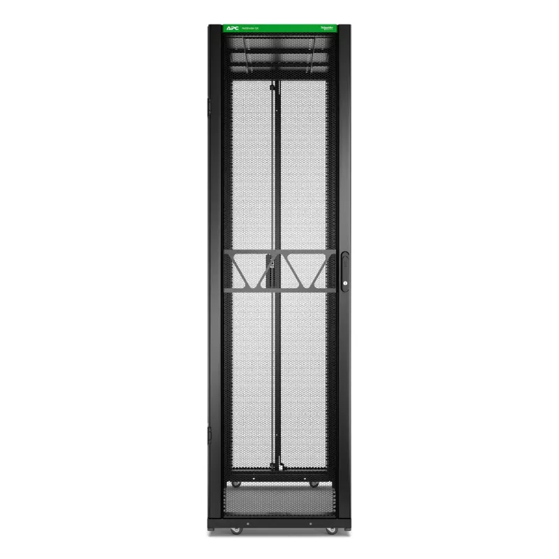 APC NetShelter SX Serveru skapis Gen 2, 45U, 2124A x 600P x 1200D mm, ar sāniem, melns