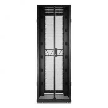 APC NetShelter SX Servera statīvs Gen 2, 45U, 2124A x 750P x 1200D mm, ar sānu paneļiem, melns