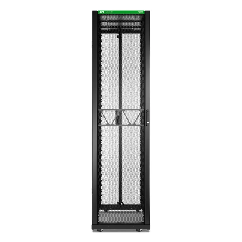 APC NetShelter SX Servera statnis Gen 2, 48U, 2258A x 600P x 1200D mm, ar sāniem, melns