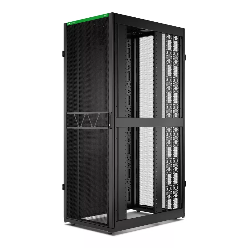 APC NetShelter SX Server Rack Gen 2, 48U, 2258H x 800W x 1200D mm, ar sāniem, melns