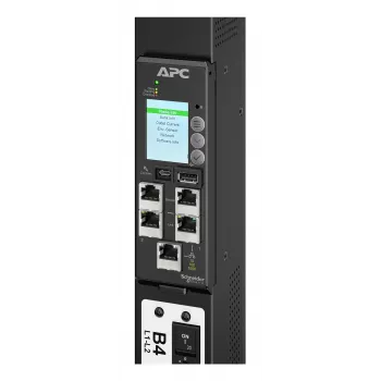 APC NetShelter Rack PDU Advanced Gen 2, mērīta, 3 fāžu, 43.5kW 400V 63A vai 34.6kW 415V 60A, 560P6, 42 izejas