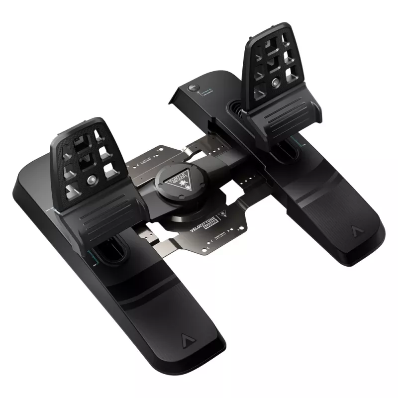 Turtle Beach VelocityOne Universal Rudder Pedals for Xbox Series X or S, Xbox One, Windows 10 or 11 and PCs