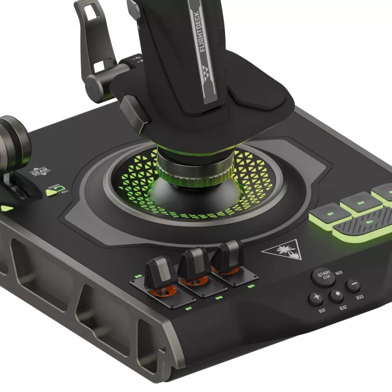 Lidojuma svira Turtle Beach VelocityOne Melns USB analogā digitālā PC
