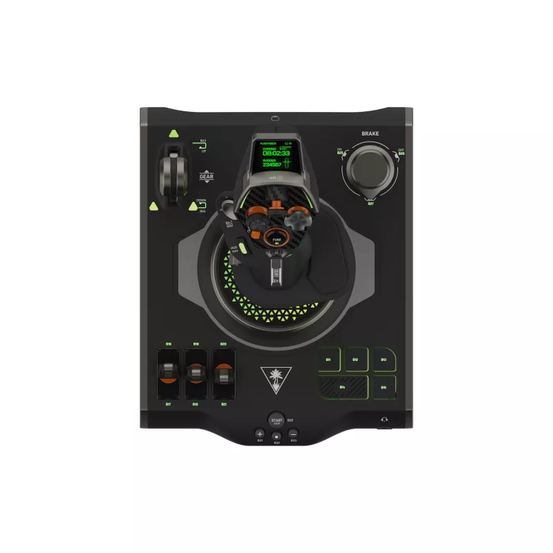 Lidojuma svira Turtle Beach VelocityOne Melns USB analogā digitālā PC