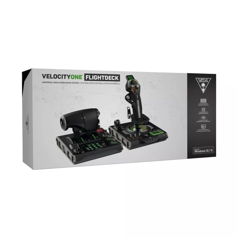 Lidojuma svira Turtle Beach VelocityOne Melns USB analogā digitālā PC