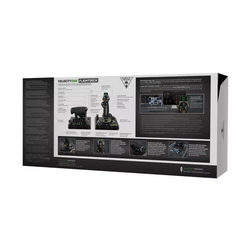 Lidojuma svira Turtle Beach VelocityOne Melns USB analogā digitālā PC
