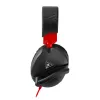Pāri ausīm novietojams stereo spēļu austiņu komplekts Turtle Recon 70 — melns, vadu stereo, vienas auss kausiņa vadības ierīces