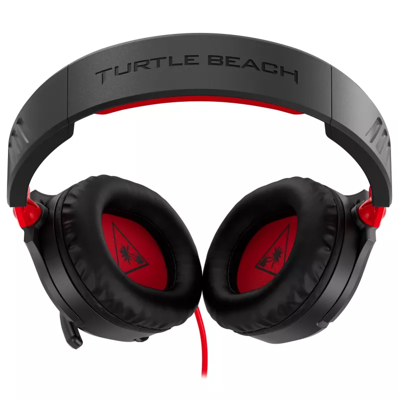 Pāri ausīm novietojams stereo spēļu austiņu komplekts Turtle Recon 70 — melns, vadu stereo, vienas auss kausiņa vadības ierīces