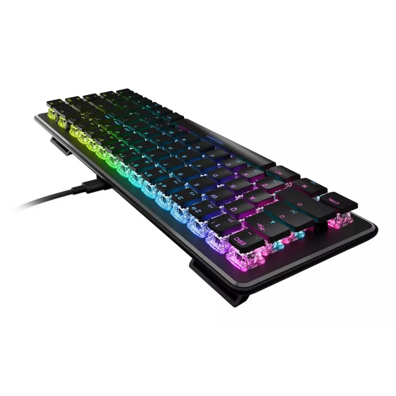 Turtle Beach Vulcan II Mini tastatūra Spēlēm USB QWERTY Vācu Melna
