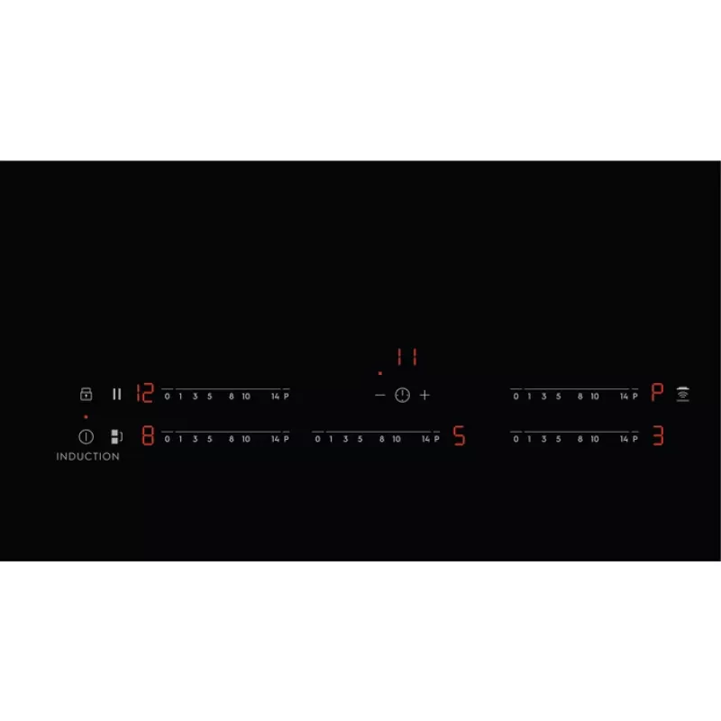 Electrolux EIV835 Melns Built-in 80 cm Zone induction hob 5 zone(s)