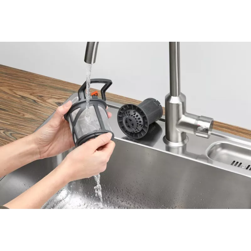 Iebūvējamā trauku mazgājamā mašīna Electrolux EEM69410W — 15 galda piederumu komplektiem, 42 dB, pilna izmēra 60 cm, AirDry