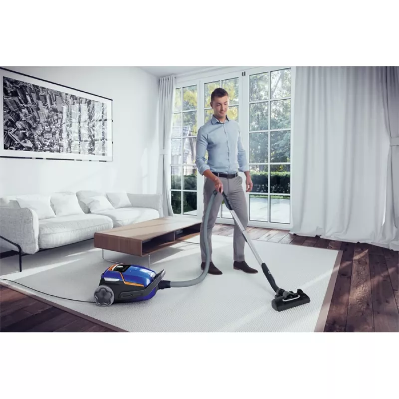 Putekļsūcēja tvertne Electrolux EUOC94DB, sausā tīrīšana, 5 L putekļu maiss, 850 W, 12 m darbības rādiuss, alerģijas filtrs, melna