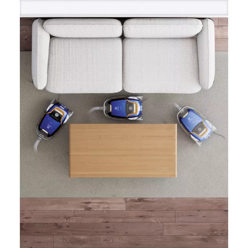 Putekļsūcēja tvertne Electrolux EUOC94DB, sausā tīrīšana, 5 L putekļu maiss, 850 W, 12 m darbības rādiuss, alerģijas filtrs, melna