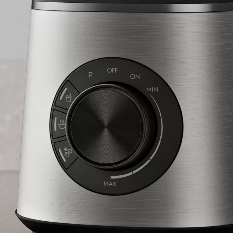 Galda blenderis Electrolux E6TB1-6ST — 1,75 L trauks, 1400 W, rotējoša vadība, melns/nerūsējošais tērauds/caurspīdīgs
