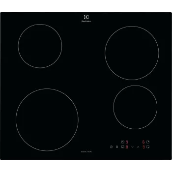 Electrolux Serie 300 LIB60424CK Melna Iebūvējama 60 cm Zonas indukcijas plīts virsma 4 zona(s)