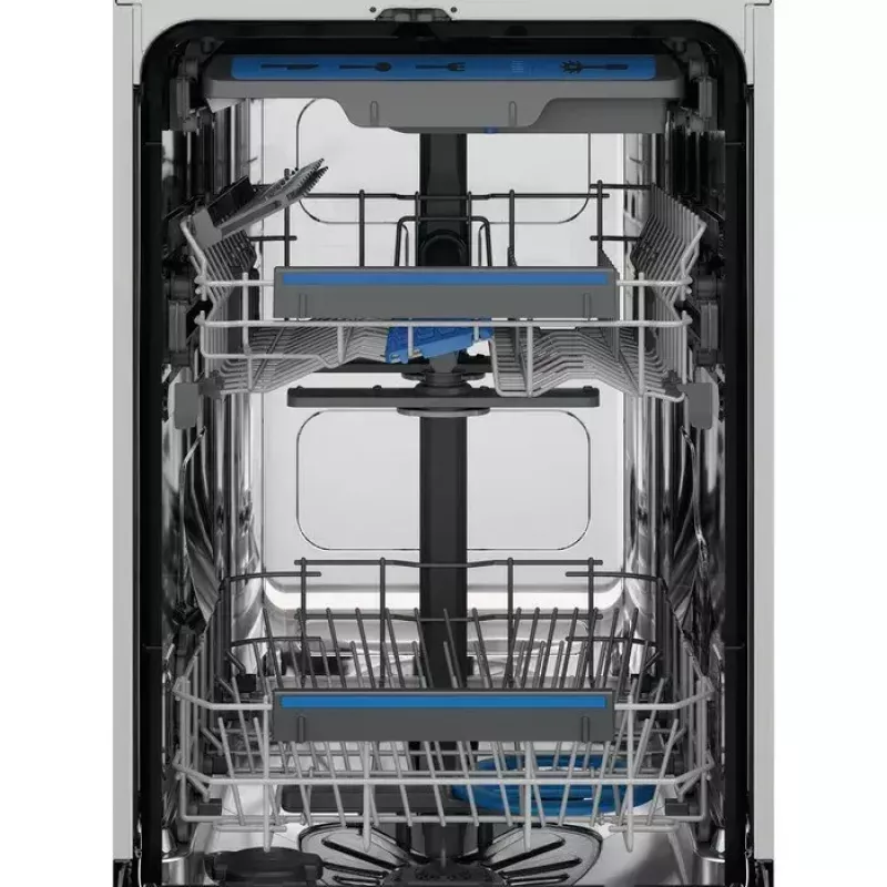 Iebūvējamā trauku mazgājamā mašīna Electrolux EEA43211L — šaura 45 cm, 13 galda komplekti, 47 dB, AirDry