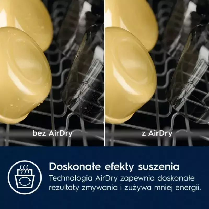 Iebūvējamā trauku mazgājamā mašīna Electrolux EEA43211L — šaura 45 cm, 13 galda komplekti, 47 dB, AirDry
