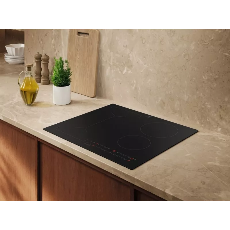 Electrolux Serie 600 EIV63443CT Melns Built-in 60 cm Zone induction hob 4 zone(s)