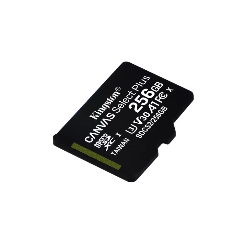 Kingston Technology Canvas Select 256GB micSDXC Plus 100R A1 C10 karte + ADP