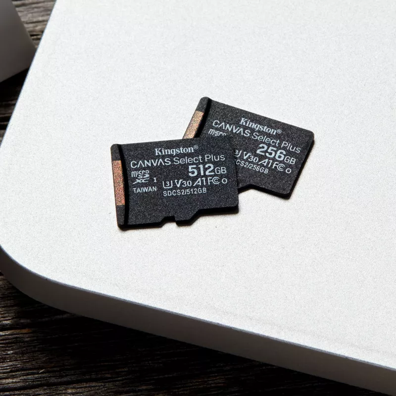Kingston Technology Canvas Select 256GB micSDXC Plus 100R A1 C10 karte + ADP