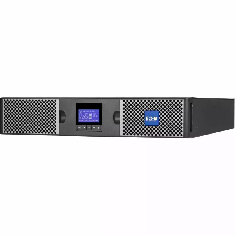 Eaton 9PX 3000i RT2U Li-Ion UPS dubultkonversijas 3 kVA 2400 W ar 10 maiņstrāvas kontaktligzdām