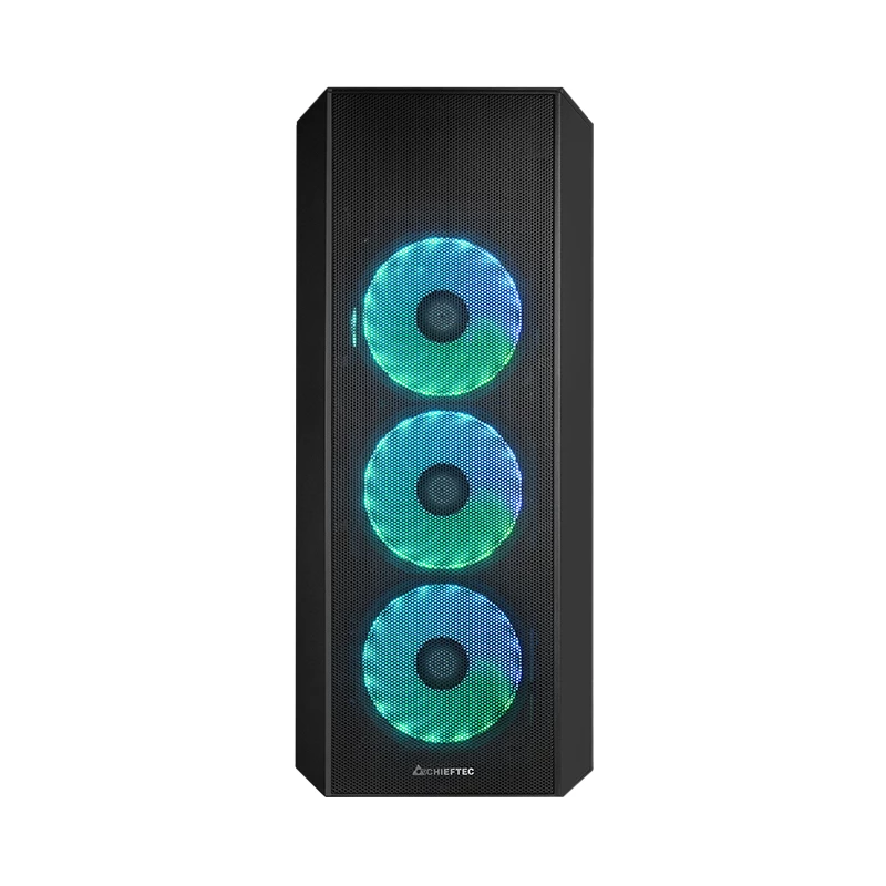 Chieftec GL-04B-OP datora korpuss Midi Tower melns