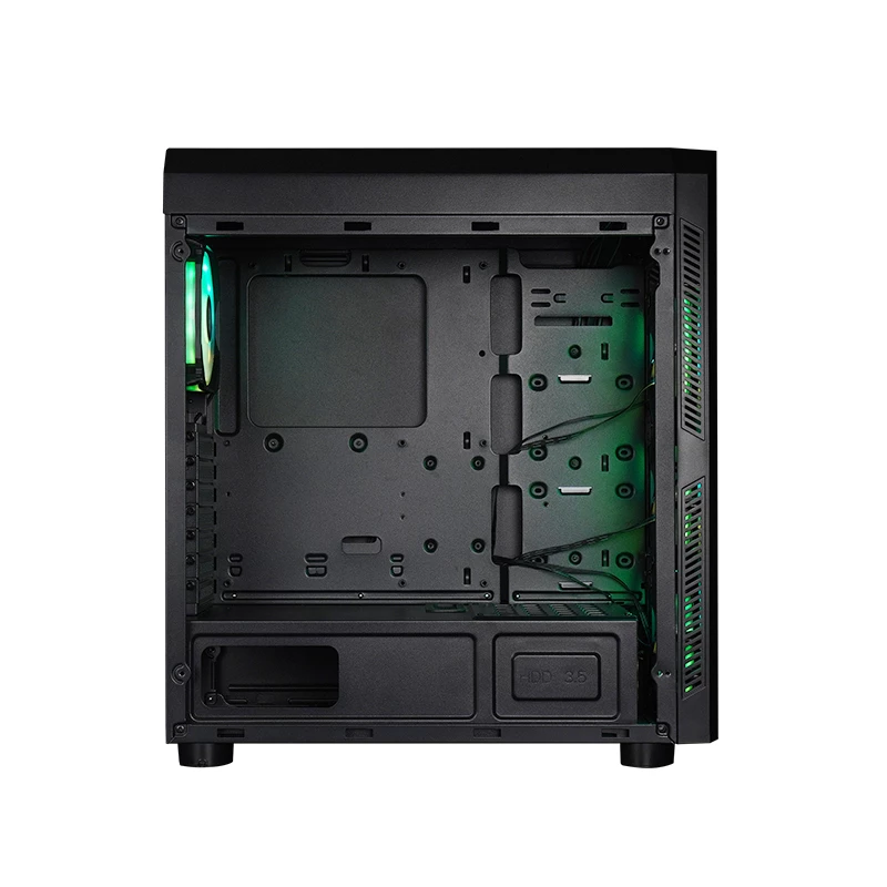 Chieftec GL-04B-OP datora korpuss Midi Tower melns