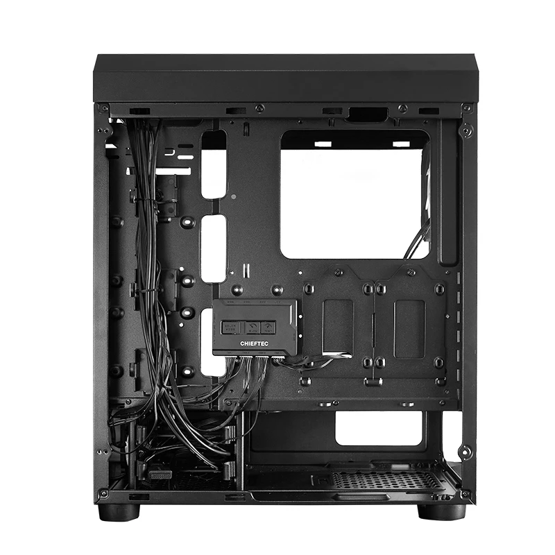 Chieftec GL-04B-OP datora korpuss Midi Tower melns
