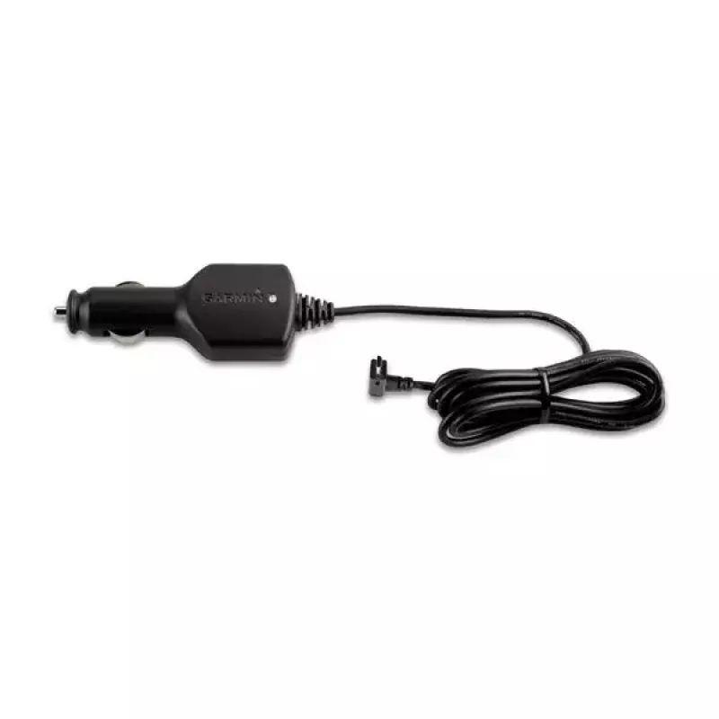 Auto lādētājs GARMIN 010-12982-05 — 12 V cigarešu aizdedzinātāja strāva, melns