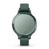 Smartwatch GARMIN Lily 2 Active zaļa — 38 mm alumīnija korpuss, silikona siksniņa, GPS, SpO2, 5 ATM, baterija 9 dienas