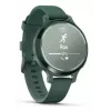 Smartwatch GARMIN Lily 2 Active zaļa — 38 mm alumīnija korpuss, silikona siksniņa, GPS, SpO2, 5 ATM, baterija 9 dienas