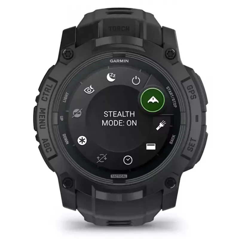Viedpulkstenis Garmin Instinct 3 Tactical Edition Melns