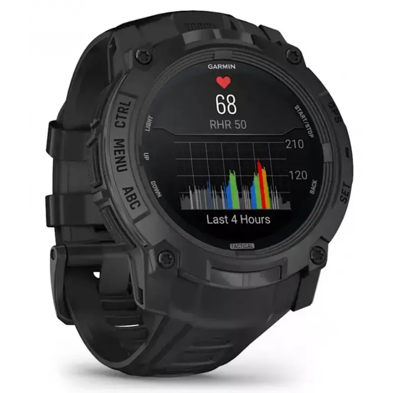 Viedpulkstenis Garmin Instinct 3 Tactical Edition Melns