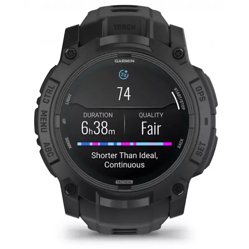 Viedpulkstenis Garmin Instinct 3 Tactical Edition Melns