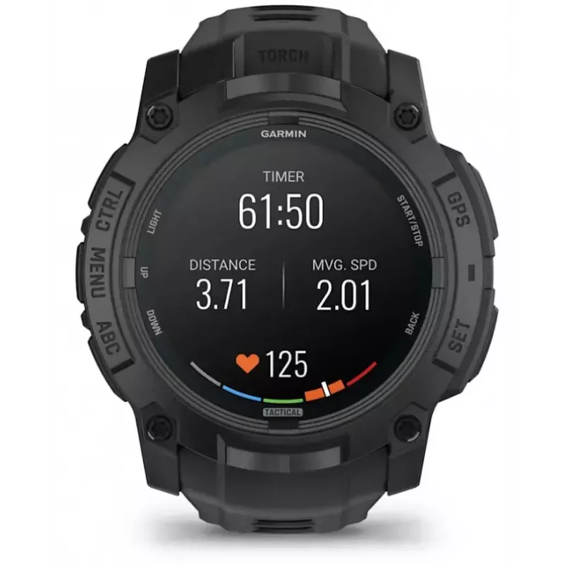 Viedpulkstenis Garmin Instinct 3 Tactical Edition Melns