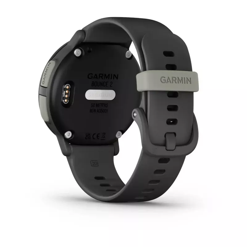 Viedpulkstenis Garmin Bounce 010-03399-00 AMOLED 1,2 collas GPS Wi-Fi