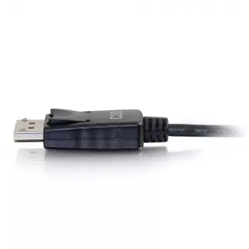 C2G USB-C–DisplayPort adaptera kabelis 4K 30Hz 1,8m melns