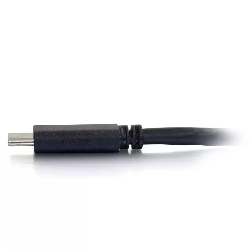 C2G USB-C–DisplayPort adaptera kabelis 4K 30Hz 1,8m melns