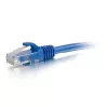C2G 2m Cat6 Booted Unshielded UTP tīkls komutācijas kabelis Blue