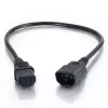 C2G 5m 18 AWG datora strāvas pagarinātājs IEC320C13 uz IEC320C14
