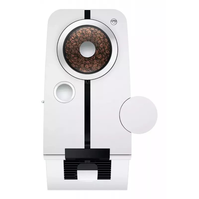 Espresso automāts JURA ENA 8 (EC) — pilnībā automātisks, 1,1 L ūdens tvertne, 125 g pupiņu tvertne, 15 programmas, 15 bāri, termobloks, Wi‑Fi, balts
