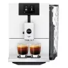 Espresso automāts JURA ENA 8 (EC) — pilnībā automātisks, 1,1 L ūdens tvertne, 125 g pupiņu tvertne, 15 programmas, 15 bāri, termobloks, Wi‑Fi, balts