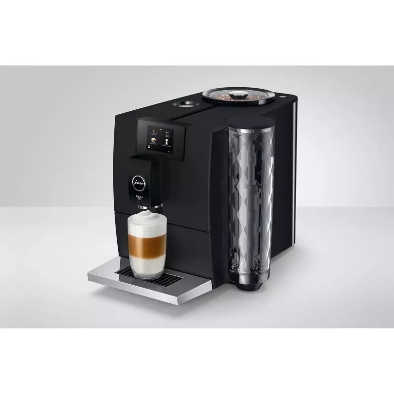 Espresso automāts jura ENA 8 (EC) — 1.1 L ūdens tvertne, 125 g pupiņām, 15 bāri, iebūvēta dzirnaviņas, 10 krūzes
